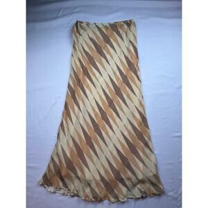 VRG GRL vintage print midi skirt. Size 10
